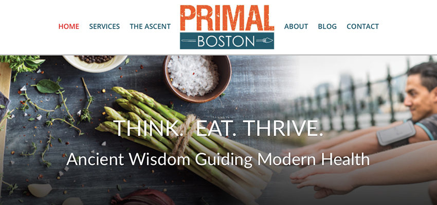 Primal Boston Website